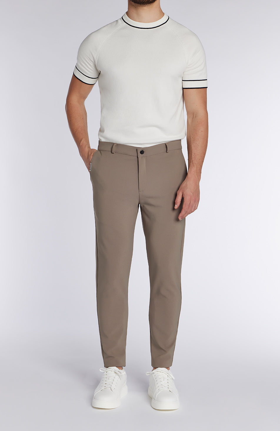 Signature Hybrid Pants in Taupe