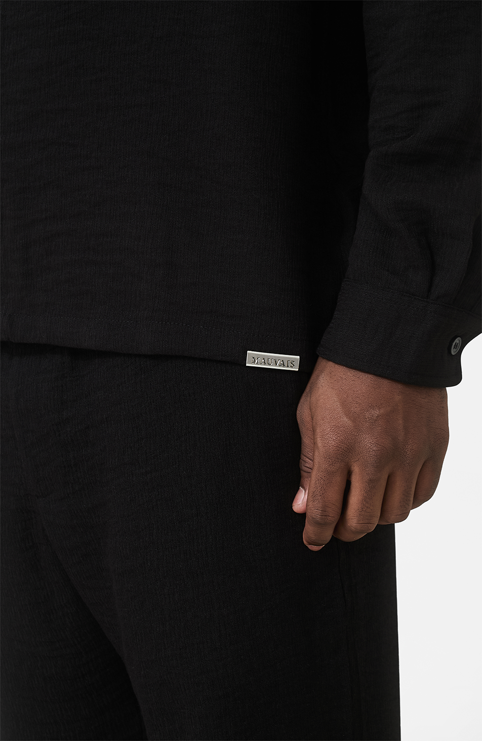 Fiorano Long Sleeve Relaxed Fit Shirt in Black