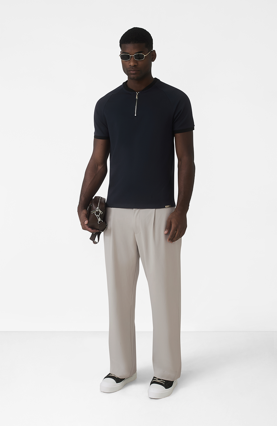 Model is 6'2 with size M chest, wearing a size M